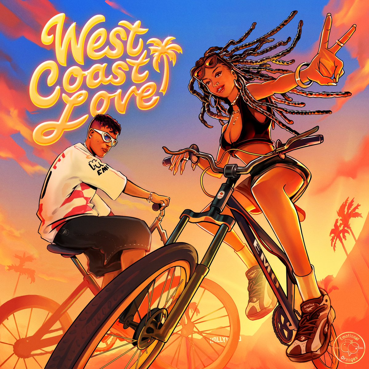 emotionalorange's tweet photo. the 5 year anniversary of the song that changed our lives 🥹🫶🏽 “WEST COAST LOVE” • PRE-ORDER the limited edition holographic vinyl and shirt now on https://t.co/zMQwkG89vH 🍊🍊 https://t.co/7P4eGqB0QX
