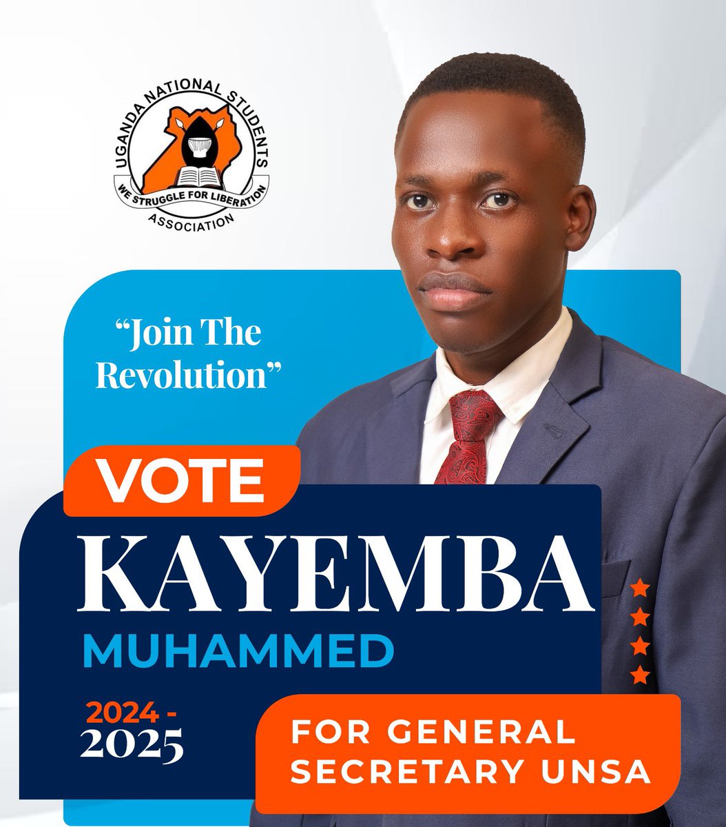 Join the Revolution!

Let's serve the students of this country with all the passion.

Team Kayemba stands for:
- Academic and Professional Development 
- Students welfare and entitlements 
- Students rights

It's our time to cause a revolution!