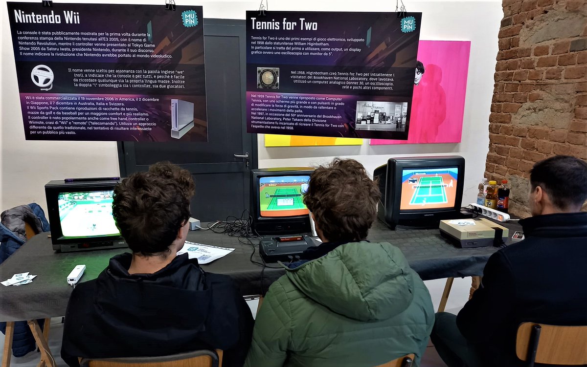 EdoardoArpaia's tweet photo. Il MuPIn – Museo Piemontese dell’Informatica propone ai Murazzi dal 9 novembre in ambito ATP Finals 2024 la mostra VIRTUAL TENNIS che abbraccia 66 anni di videogames.
https://t.co/MdfrHL1c8i
@Mupin_It #mupin #tennis #videogames #torino #turin https://t.co/TyosyKafAu