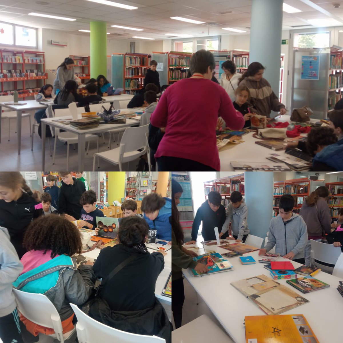 Nuestros alumnos disfrutan del apasionante mundo de los libros en la biblioteca Marcos Ana.📖❤️