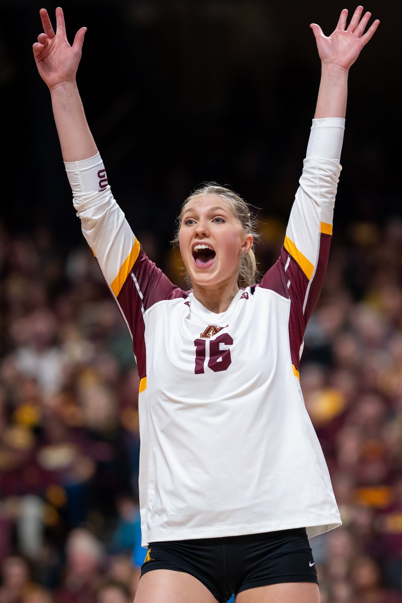 GopherVBall's tweet photo. What a match for Kali Engeman last night 🔥

The Excelsior, Minnesota native went for career-highs in both blocks (7) and kills (5). https://t.co/M18RNF6eAm