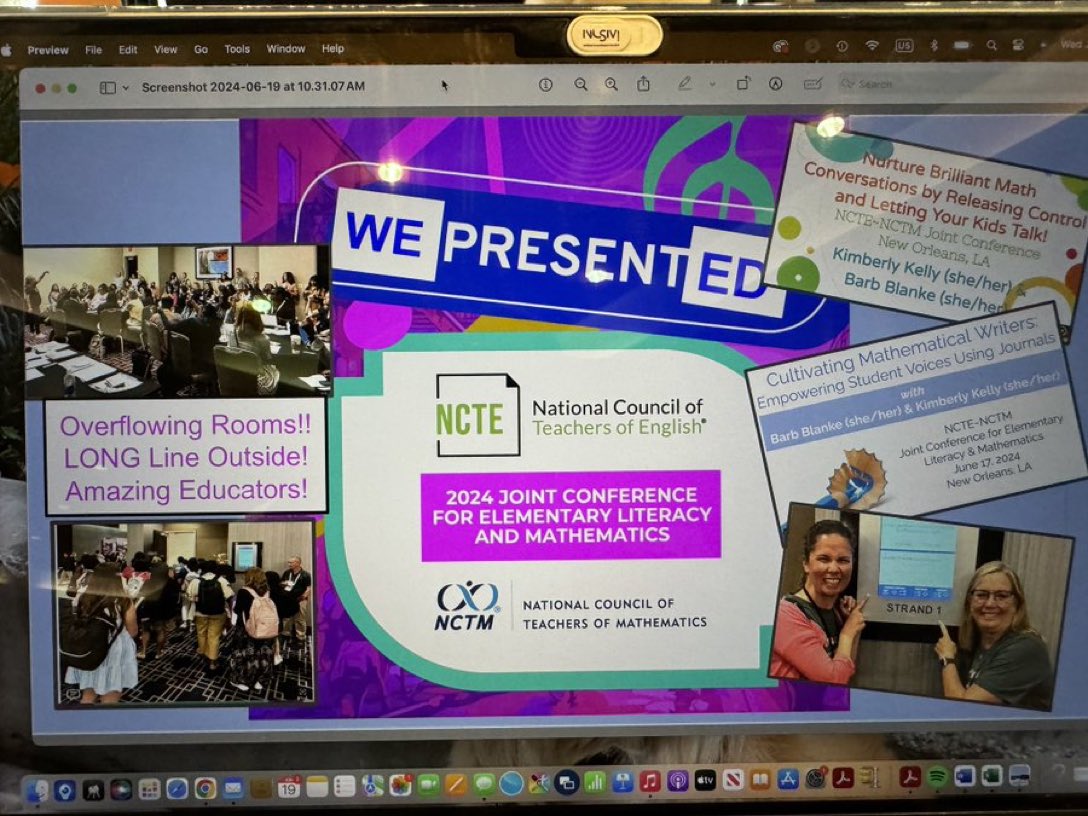 Barbara Blanke (@bblankephd) on Twitter photo Journaling in math? Yes! Saturday, 8:30 am Hilton Oasis 2 (2nd floor) we had a big line & over 100 participants (standing room only) in NOLA at NCTE/NCTM 2024! Shape our future & engage ALL students in discourse & writing in math! #CMCMath <a href="/CAMathCouncil/">CMC - CA MathCouncil</a> #mathequity <a href="/MLCmath/">The Math Learning Center</a> Journaling in math? Yes! Saturday, 8:30 am Hilton Oasis 2 (2nd floor) we had a big line & over 100 participants (standing room only) in NOLA at NCTE/NCTM 2024! Shape our future & engage ALL students in discourse & writing in math! #CMCMath <a href="/CAMathCouncil/">CMC - CA MathCouncil</a> #mathequity <a href="/MLCmath/">The Math Learning Center</a>