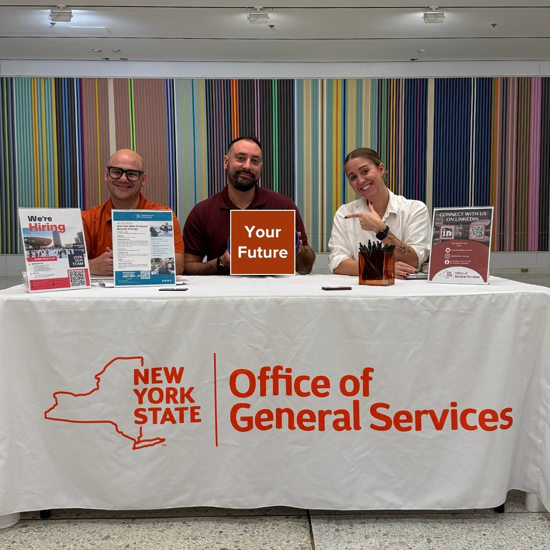 NYS_OGS's tweet photo. Visit #TeamOGS next week at the Fort Drum Career &amp; Education Fair.

Whether you're a veteran, on active duty, retiree, or a civilian, there will be plenty of career opportunities.

🗓️Nov 13 from 9AM-1PM
📍Fort Drum

🔗Pre-Register: https://t.co/jBNZ7MblMe https://t.co/SS0XWqmbYc