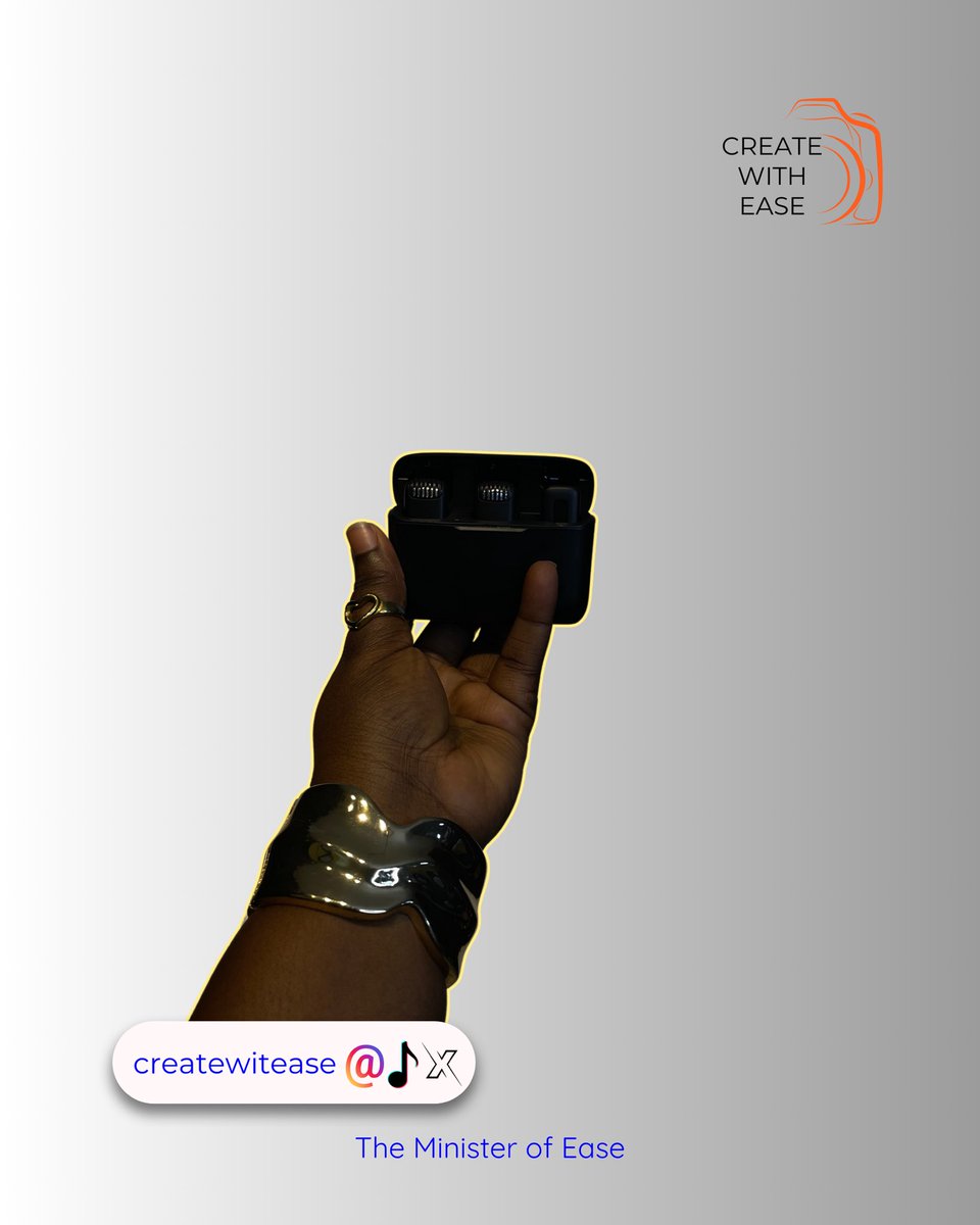 thecwease's tweet photo. ✨Introducing Your New Bestie’s Brother 😍
✨The Wireless mini double case microphone ☺️

#wirelessmic 
#wirelessmicrophone 
#contentcreationtools 
#createwitease
#easeyourcontent
#theministerofease
#contentmadeeasy https://t.co/oXDmvfaKnm