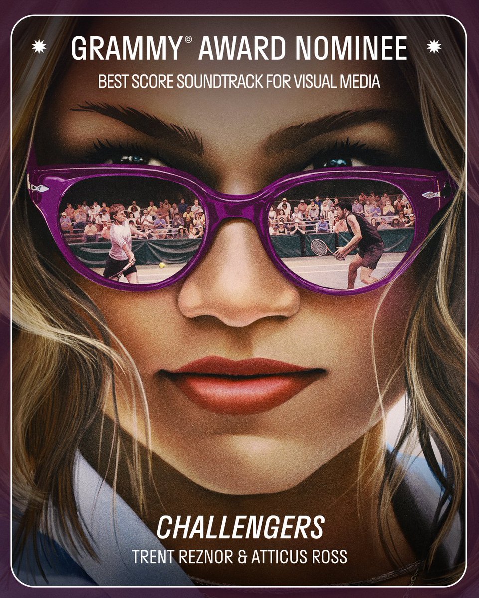 SonySoundtracks's tweet image. Congratulations to #ChallengersMovie composers Trent Reznor &amp;amp; Atticus Ross on their Grammy nomination for Best Score Soundtrack for Visual Media! #GRAMMYs