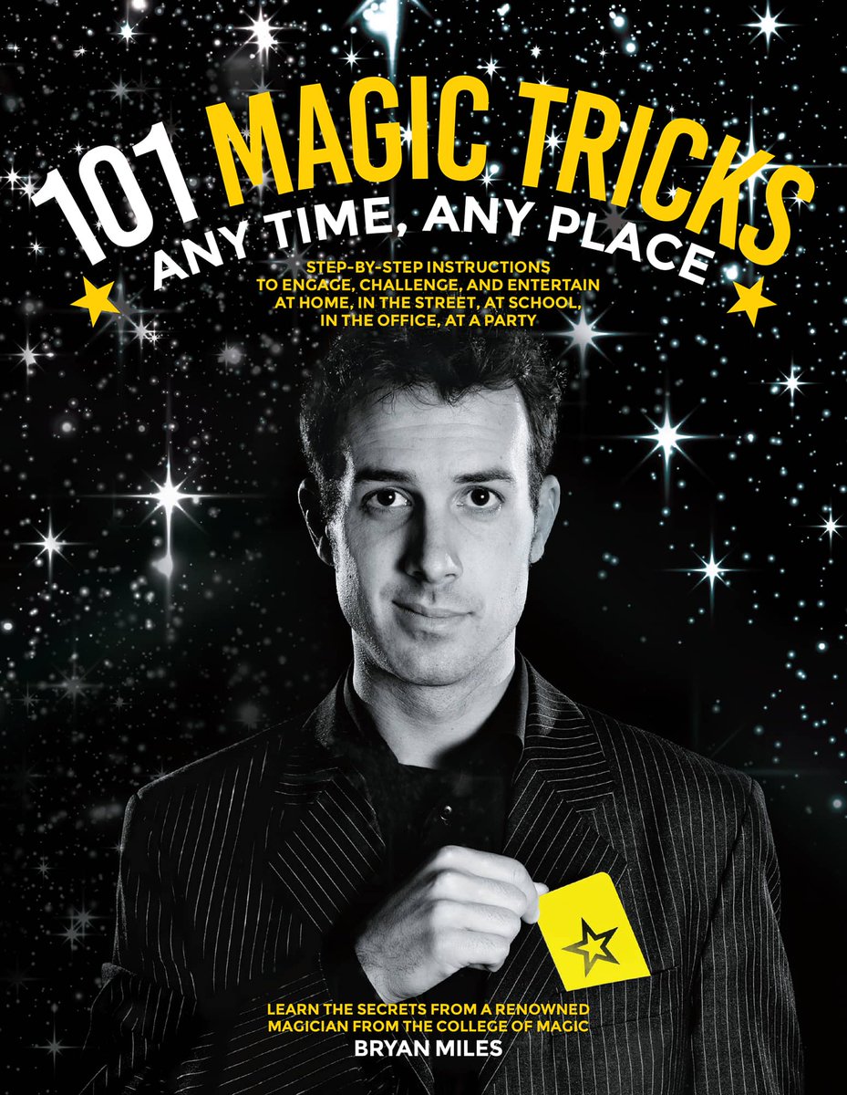 gazzinasia2020's tweet image. Astonish and amaze with step-by-step instructions for 101 simple, mind-blowing magic tricks no fancy equipment needed!

#learnmagic #magictricks #cardtricks #magic #101 #magician  pin.it/7KLdh9o12 via @pinterest