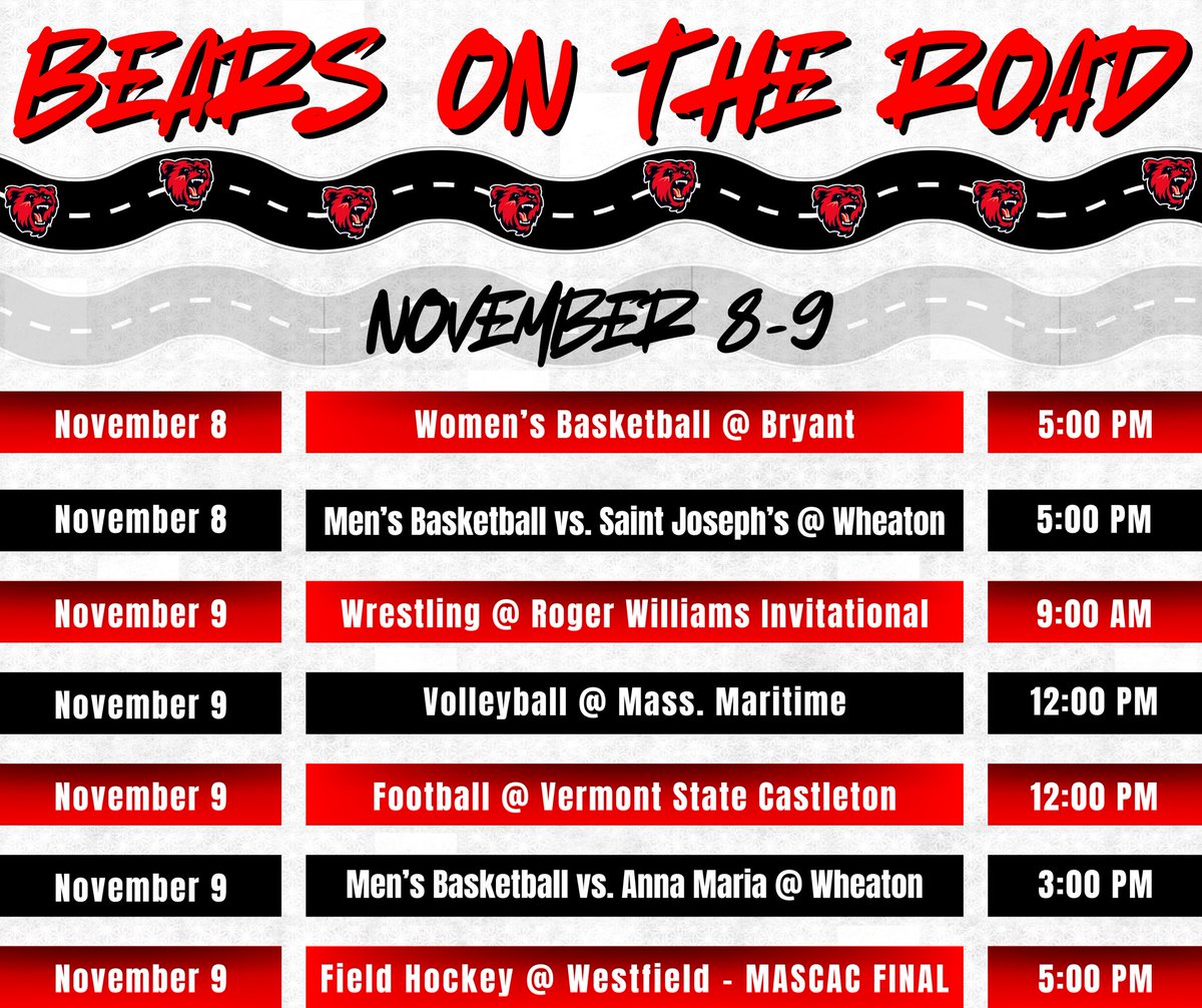 Bridgewater State Bears (@bsubears) on Twitter photo ๐๐๐ฌ๐ญ ๐จ๐ ๐ฅ๐ฎ๐๐ค ๐ญ๐จ ๐จ๐ฎ๐ซ ๐๐๐๐๐ ๐๐ ๐๐๐ ๐๐๐๐ ๐ญ๐ก๐ข๐ฌ ๐ฐ๐๐๐ค๐๐ง๐๐
โข
๐
๐ ๐ญ๐ซ๐๐ฏ๐๐ฅ๐ฌ ๐ญ๐จ ๐๐๐ฌ๐ญ๐๐ข๐๐ฅ๐ ๐๐๐ญ๐ฎ๐ซ๐๐๐ฒ ๐ญ๐จ ๐๐จ๐ฆ๐ฉ๐๐ญ๐ ๐ข๐ง ๐ญ๐ก๐ ๐๐จ๐ฎ๐ซ๐ง๐๐ฆ๐๐ง๐ญ ๐
๐ข๐ง๐๐ฅ ๐๐จ๐ซ ๐ญ๐ก๐ ๐๐ข๐ซ๐ฌ๐ญ ๐ญ๐ข๐ฆ๐ ๐ฌ๐ข๐ง๐๐ ๐๐๐๐๐จ๐ป ๐๐๐ฌ๐ญ ๐จ๐ ๐ฅ๐ฎ๐๐ค ๐ญ๐จ ๐จ๐ฎ๐ซ ๐๐๐๐๐ ๐๐ ๐๐๐ ๐๐๐๐ ๐ญ๐ก๐ข๐ฌ ๐ฐ๐๐๐ค๐๐ง๐๐
โข
๐
๐ ๐ญ๐ซ๐๐ฏ๐๐ฅ๐ฌ ๐ญ๐จ ๐๐๐ฌ๐ญ๐๐ข๐๐ฅ๐ ๐๐๐ญ๐ฎ๐ซ๐๐๐ฒ ๐ญ๐จ ๐๐จ๐ฆ๐ฉ๐๐ญ๐ ๐ข๐ง ๐ญ๐ก๐ ๐๐จ๐ฎ๐ซ๐ง๐๐ฆ๐๐ง๐ญ ๐
๐ข๐ง๐๐ฅ ๐๐จ๐ซ ๐ญ๐ก๐ ๐๐ข๐ซ๐ฌ๐ญ ๐ญ๐ข๐ฆ๐ ๐ฌ๐ข๐ง๐๐ ๐๐๐๐๐จ๐ป