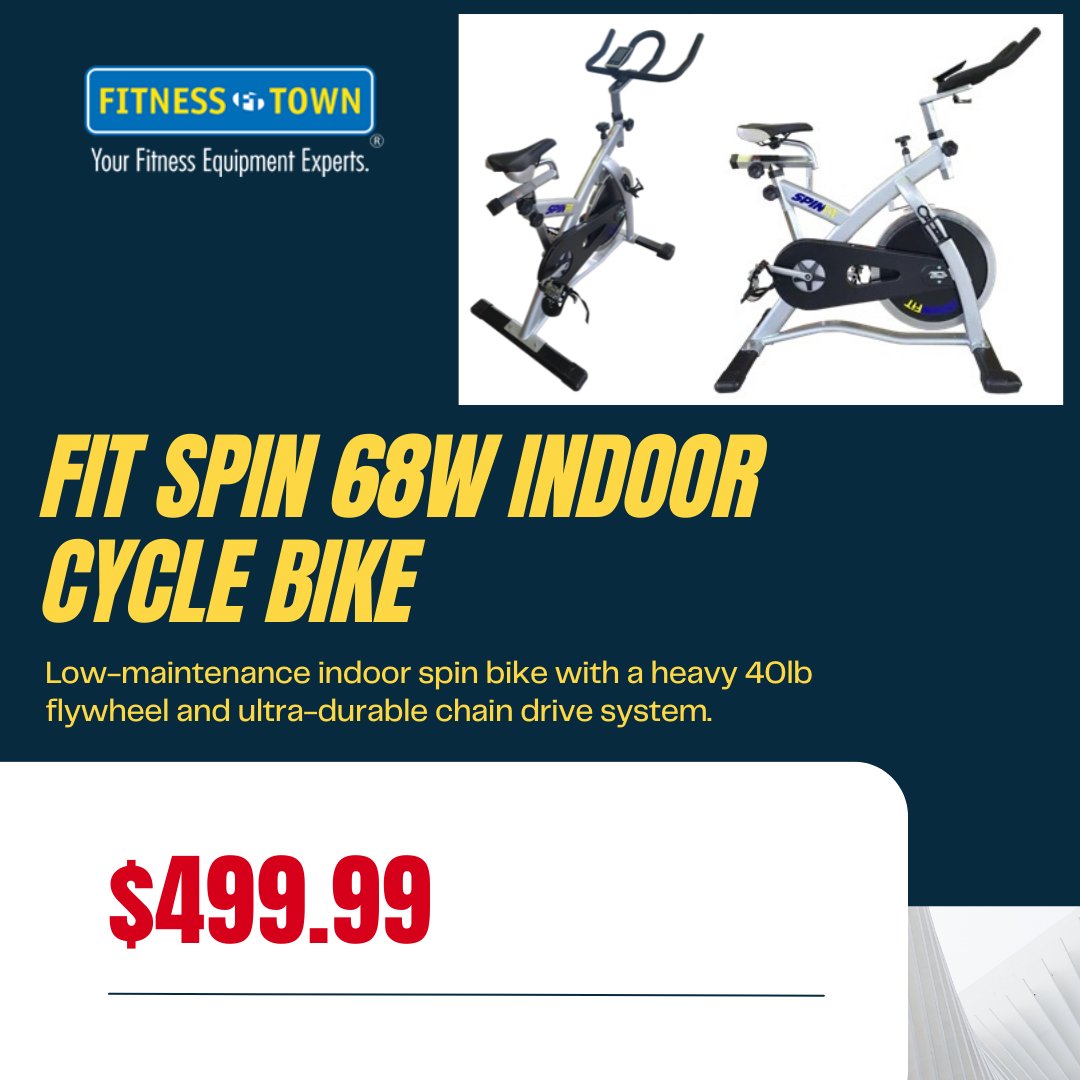 FitnessTown's tweet photo. This bike's a steal at $499! Low-impact indoor cardio workout with a real road bike feel – where the only thing missing is the wind in your hair. 💪 👀 https://t.co/t3RguUVJxp
#exercisemotivation #workoutathome #blackfriday2024 #fitnessdeal #indoorbike #spinbike #fitness https://t.co/oysq7uEaxu