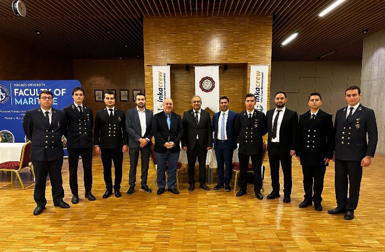 omergayir's tweet photo. Piri Reis Üniversitesi Denizcilik Fakültesi’nin düzenlemiş olduğu Kariyer Günleri’ne İnka Crew Management ile katılım sağladım. Bize bu imkanı sağlayan başta Dekan Hocamız Prof.Dr.Cüneyt EZGi’ye, emeği geçen organizasyon ekibine ve geleceğin genç denizcilerine teşekkür ederim. https://t.co/FdzPVYUUiX