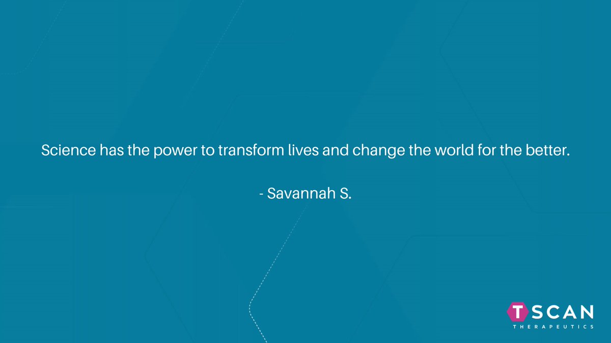 Happy #NationalSTEMDay! At #TScan, we know that STEM is a driving force behind innovation in biotech. To celebrate and inspire the next generation of STEM talent, we heard from some of our #TScanners on the importance of STEM and what it means to them to be part of this field.