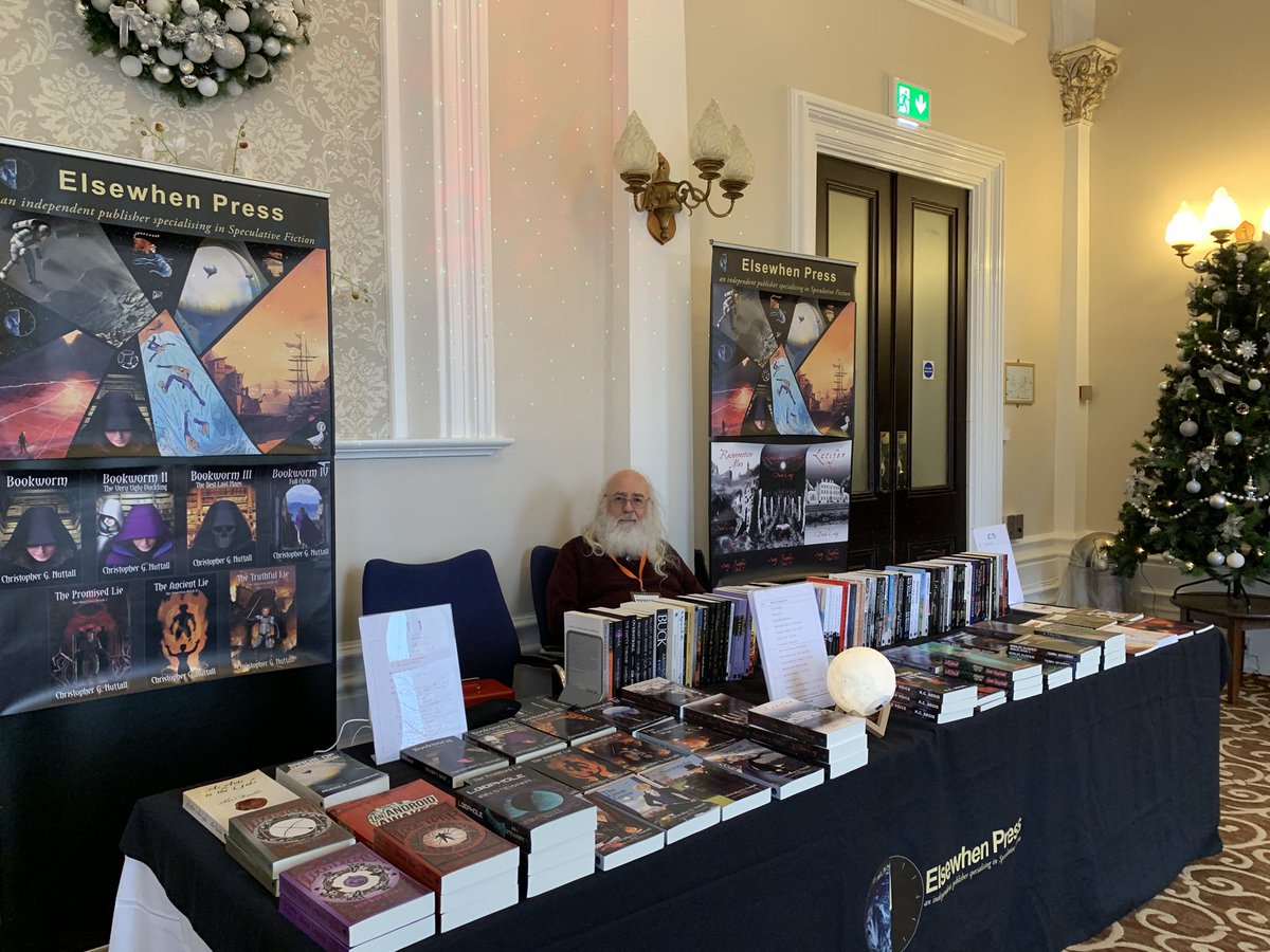 #Novacon53 off to a great start. We’re in the Dealers’ Room all weekend.