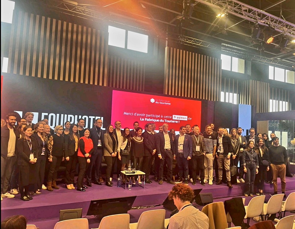 ✨ Rencontre avec <a href="/NicolasDufourcq/">Nicolas Dufourcq</a> à <a href="/LaFabTourisme/">La Fabrique du Tourisme</a> lors du salon <a href="/Equiphotelparis/">EquipHotel Paris</a> ! Une belle occasion de contribuer à l'avenir de l'hôtellerie et du tourisme. Merci à <a href="/Bpifrance/">Bpifrance</a> pour son soutien !
<a href="/EXTEND_AM/">EXTENDAM</a> <a href="/MKG_Group/">MKG Consulting</a> <a href="/HospitalityONfr/">Hospitality ON</a>