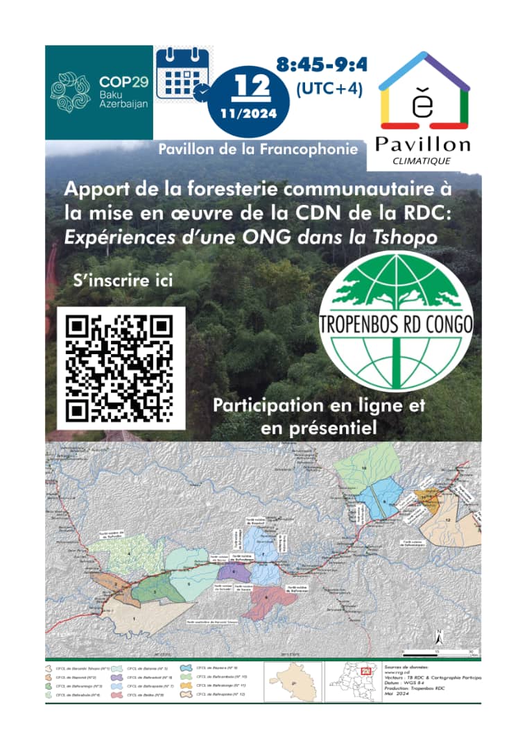 Tropenbos RDC (ONG E) (@tropenbos_drc) on Twitter photo #cop29Azerbaidjan. How #communityForestry contribute to #NDC implementation?
linkedin.com/posts/tropenbo…
<a href="/amaindo/">Alphonse MAINDO</a> <a href="/TenureFacility/">The Tenure Facility</a> <a href="/Tropenbos/">Tropenbos International</a> <a href="/joinforwater/">Join For Water</a> <a href="/IMPACTtransform/">IMPACT</a> #cop29Azerbaidjan. How #communityForestry contribute to #NDC implementation?
linkedin.com/posts/tropenbo…
<a href="/amaindo/">Alphonse MAINDO</a> <a href="/TenureFacility/">The Tenure Facility</a> <a href="/Tropenbos/">Tropenbos International</a> <a href="/joinforwater/">Join For Water</a> <a href="/IMPACTtransform/">IMPACT</a>
