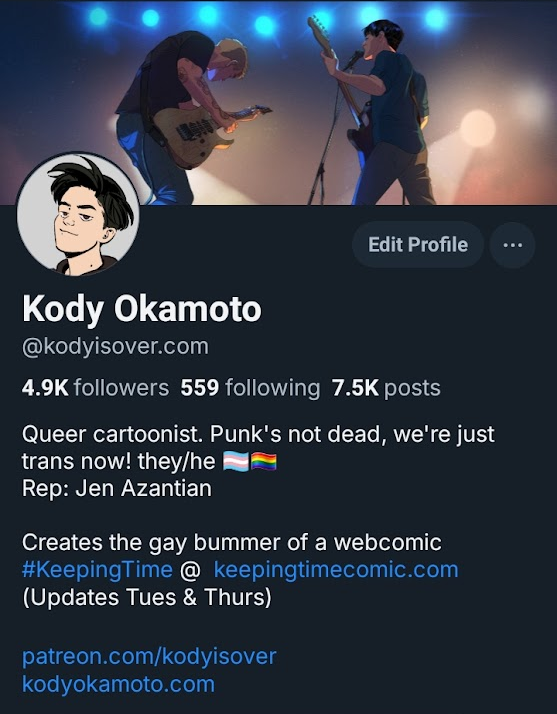 Kody is over ✨ (on bsky) tweet media