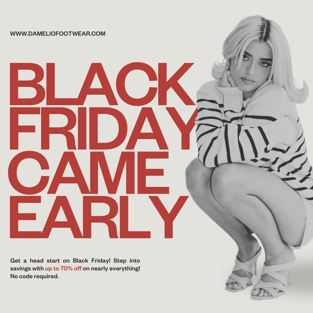 Our BIGGEST SALE yet! dameliofootwear.com/collections/ea…