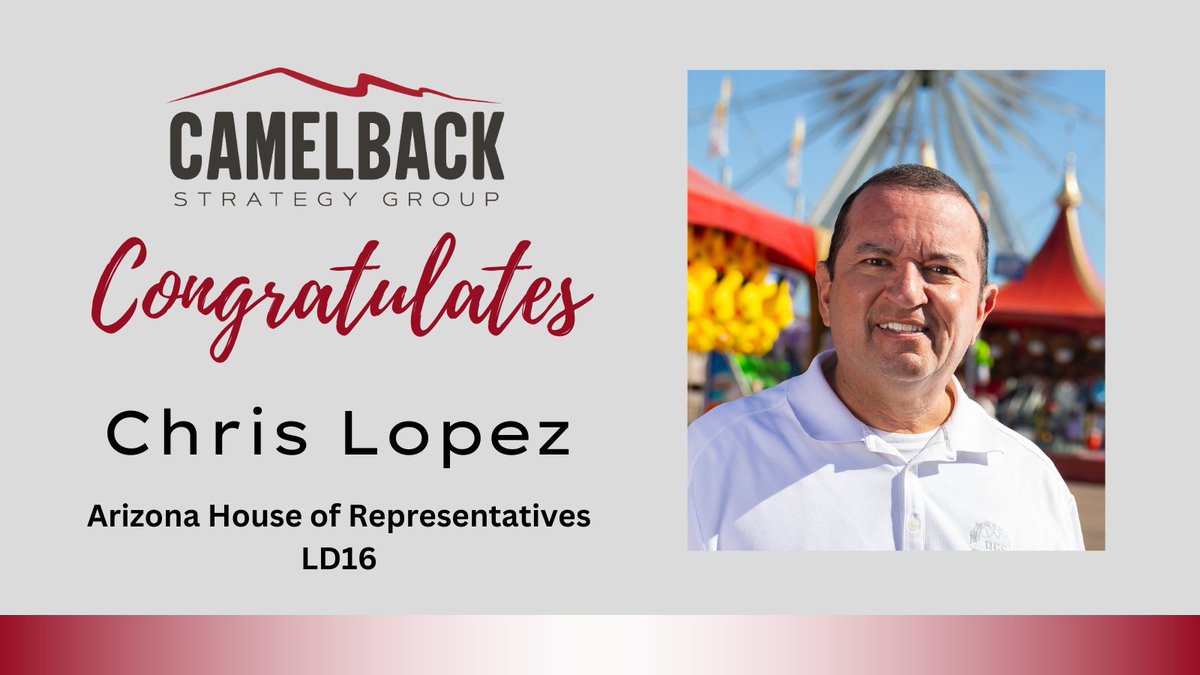 Congratulations to Chris Lopez on his win in #AZLD16!