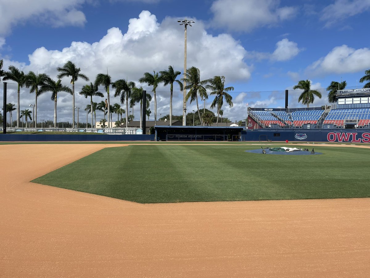 Max Wadsworth (@mwadsworth22) on Twitter photo When I started in August, the baseball field needed a lot of attention. The last 10 weeks have been a grind getting to this point, but I am pleased with where we are now. Our final <a href="/FAUBaseball/">Florida Atlantic Baseball</a> fall game is tomorrow, with one more week of practice after to wrap up the fall season When I started in August, the baseball field needed a lot of attention. The last 10 weeks have been a grind getting to this point, but I am pleased with where we are now. Our final <a href="/FAUBaseball/">Florida Atlantic Baseball</a> fall game is tomorrow, with one more week of practice after to wrap up the fall season