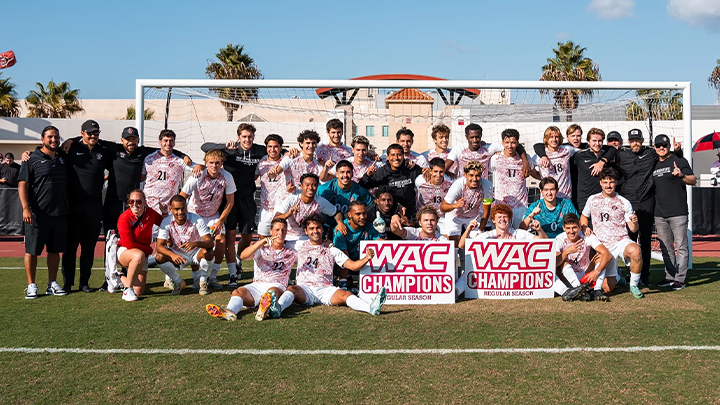 Congratulations to our SDSU men’s soccer team for winning the WAC regular-season championship! What an amazing way to complete their undefeated WAC season. GO AZTECS!