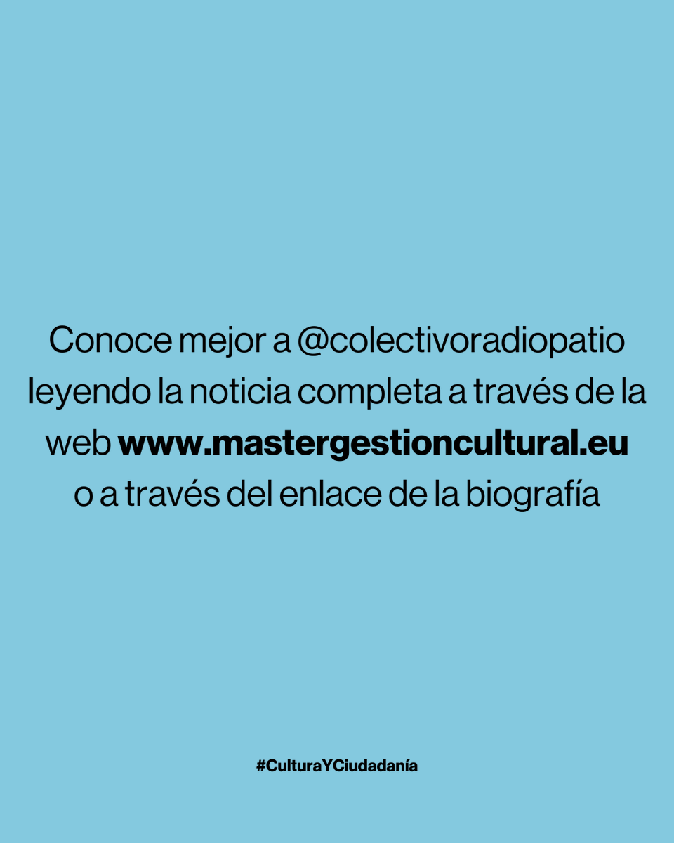 Máster en Gestión Cultural | UC3M tweet media