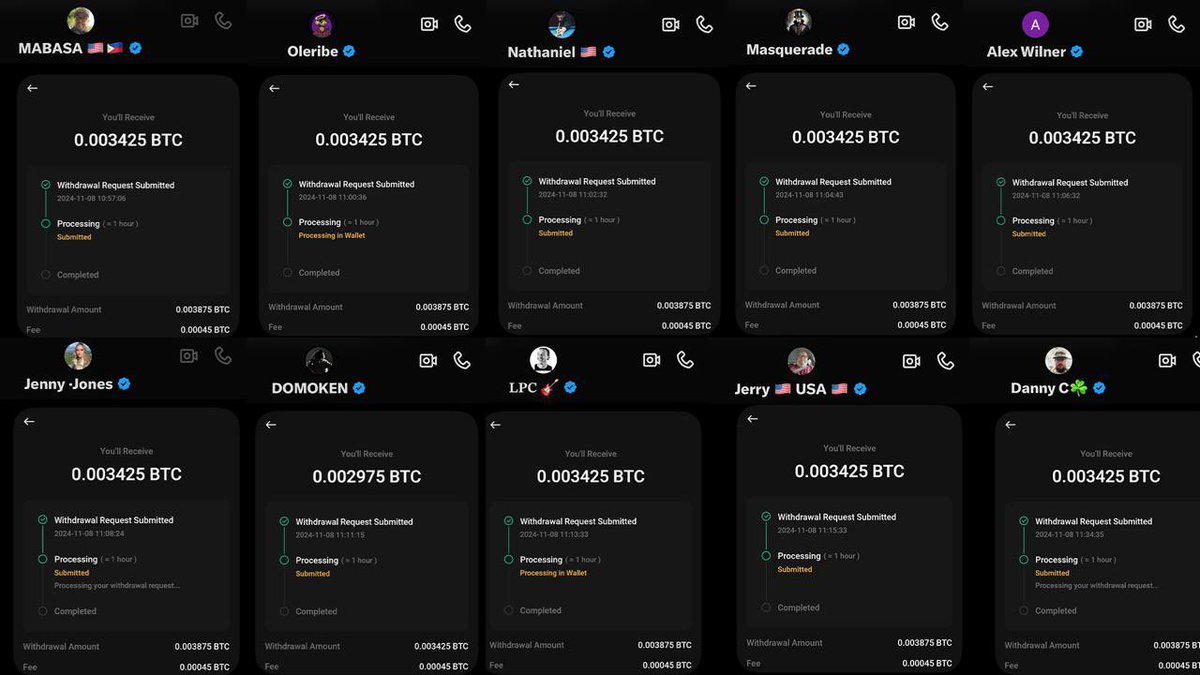 Ash Crypto (@ashcryptoreal) on Twitter photo Hey guys! $2,600 Bitcoin from Trump
winning giveaway is now distributed
to 10 winners. ( $260 each )
<a href="/DannyC12115/">Danny C☘️</a> <a href="/55jerbear/">Jerry 🇺🇸</a>
<a href="/domo_ken/">DOMOKEN</a> <a href="/Ssifatt/">𝗘𝗻𝗱𝘇𝗼𝗻𝗲🛸</a> <a href="/Oleribeweb30/">Oleribe</a>
<a href="/Jenny_Jones1212/">Jenny ·Jones</a> <a href="/AlexWilner1/">Alex Wilner</a>
<a href="/lostmasquerade/">Masquerade</a> <a href="/NathanielSellis/">Nathaniel 🇺🇸</a>
<a href="/mabasa/">MABASA 🇺🇸🇵🇭</a>
Please like and repost it so more people Hey guys! $2,600 Bitcoin from Trump
winning giveaway is now distributed
to 10 winners. ( $260 each )
<a href="/DannyC12115/">Danny C☘️</a> <a href="/55jerbear/">Jerry 🇺🇸</a>
<a href="/domo_ken/">DOMOKEN</a> <a href="/Ssifatt/">𝗘𝗻𝗱𝘇𝗼𝗻𝗲🛸</a> <a href="/Oleribeweb30/">Oleribe</a>
<a href="/Jenny_Jones1212/">Jenny ·Jones</a> <a href="/AlexWilner1/">Alex Wilner</a>
<a href="/lostmasquerade/">Masquerade</a> <a href="/NathanielSellis/">Nathaniel 🇺🇸</a>
<a href="/mabasa/">MABASA 🇺🇸🇵🇭</a>
Please like and repost it so more people