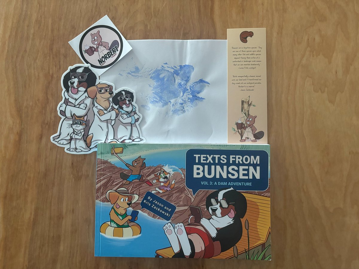knitsbluesocks's tweet photo. @bunsenbernerbmd
#SQUEE
Am I on a team? Is Norbert/a a team? 🤎 🦫 🤎
ALSO #Bernouilli #paw #print 🧡 🐾 🧡
@ZedScience @k_zackowski https://t.co/1TOWtbnKRs