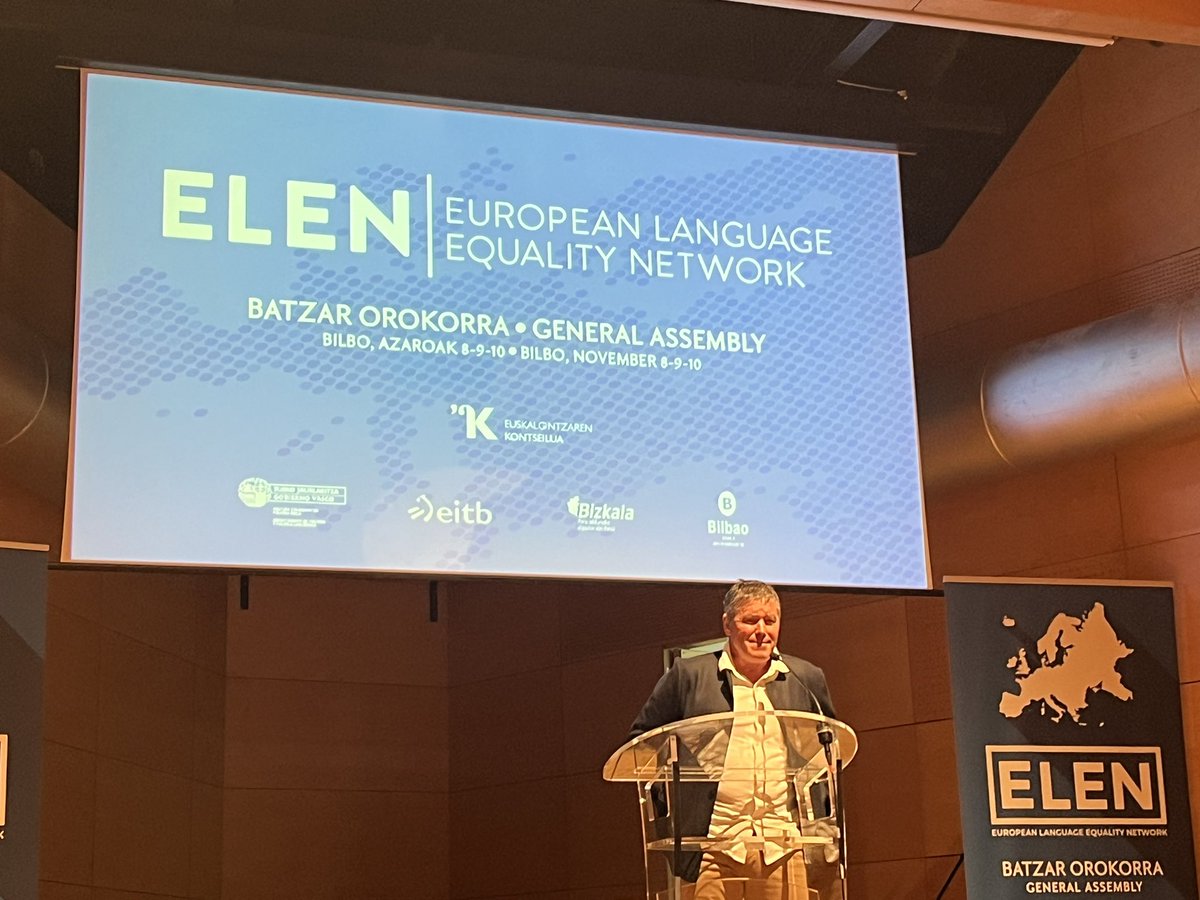 Plataforma per la Llengua - Europa (@llenguacateu) on Twitter photo The ELEN General Assembly is open in Bilbo! We will have debates and agreements on how to promote and protect European languages without an official status.
Eskerrik asko <a href="/kontseilua/">Euskalgintzaren Kontseilua</a> for this warm welcome! The ELEN General Assembly is open in Bilbo! We will have debates and agreements on how to promote and protect European languages without an official status.
Eskerrik asko <a href="/kontseilua/">Euskalgintzaren Kontseilua</a> for this warm welcome!