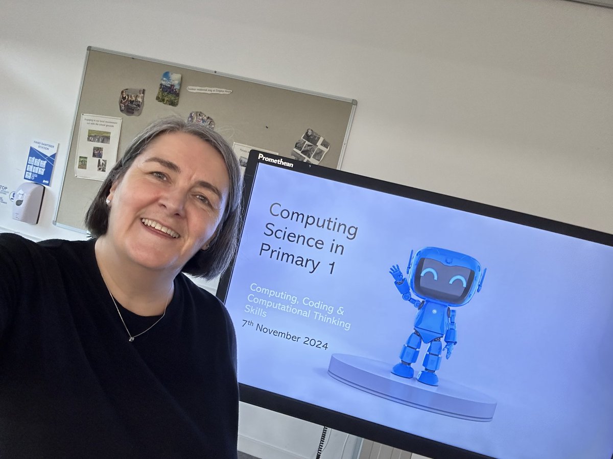 AJOBPickard's tweet image. Had a lovely afternoon yesterday talking about teaching #ComputingScience in p1, we talking about unplugged, cross-curricular activities, computational thinking skills & even had time for a digi-dabble
@SpheroEdu @stacshq @BarefootComp @DrChips_