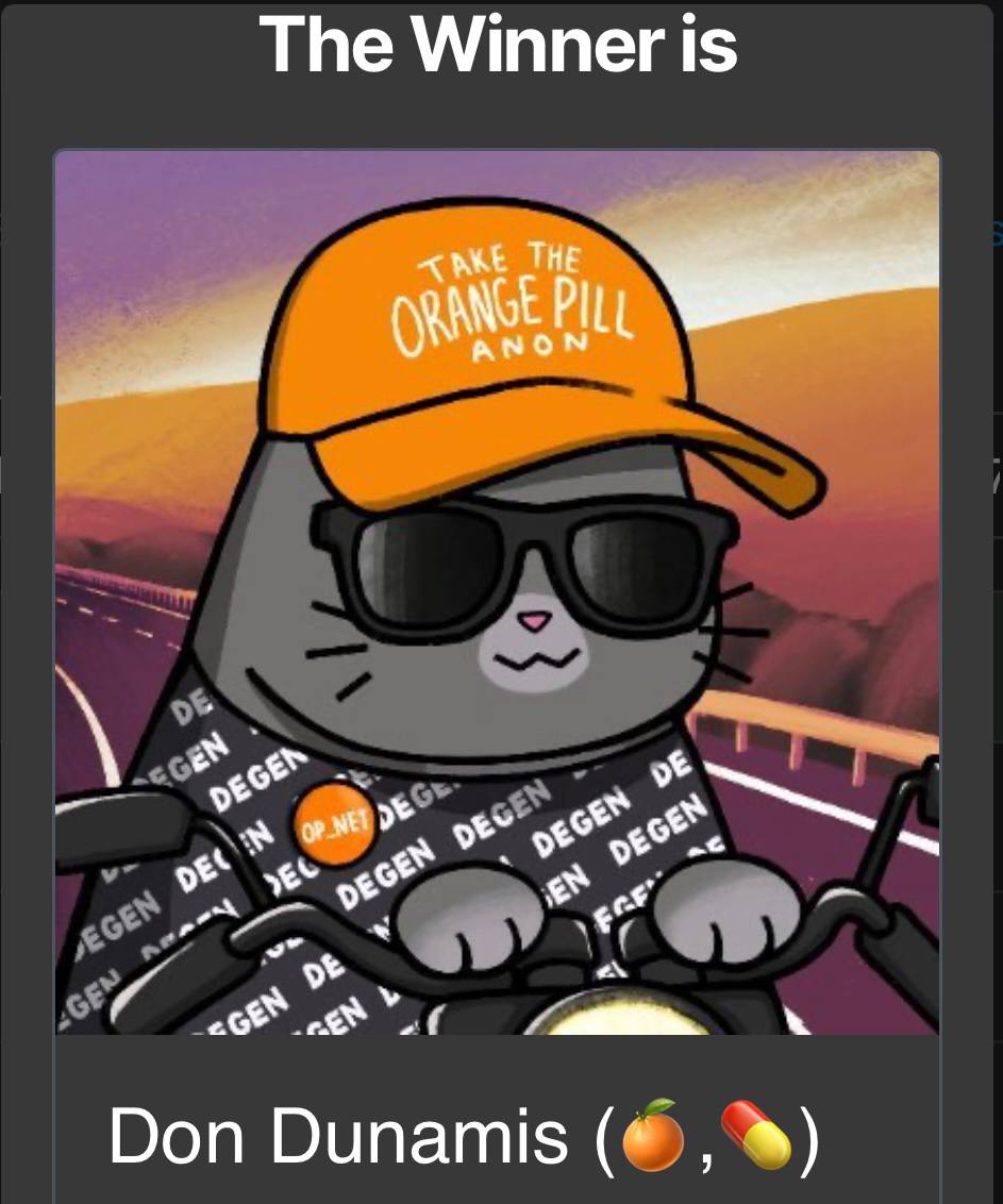 Congrats to @DonnDunamis on winning a <a href="/Ledger/">Ledger</a> Stax! 🥳🥂

What should we give away next?