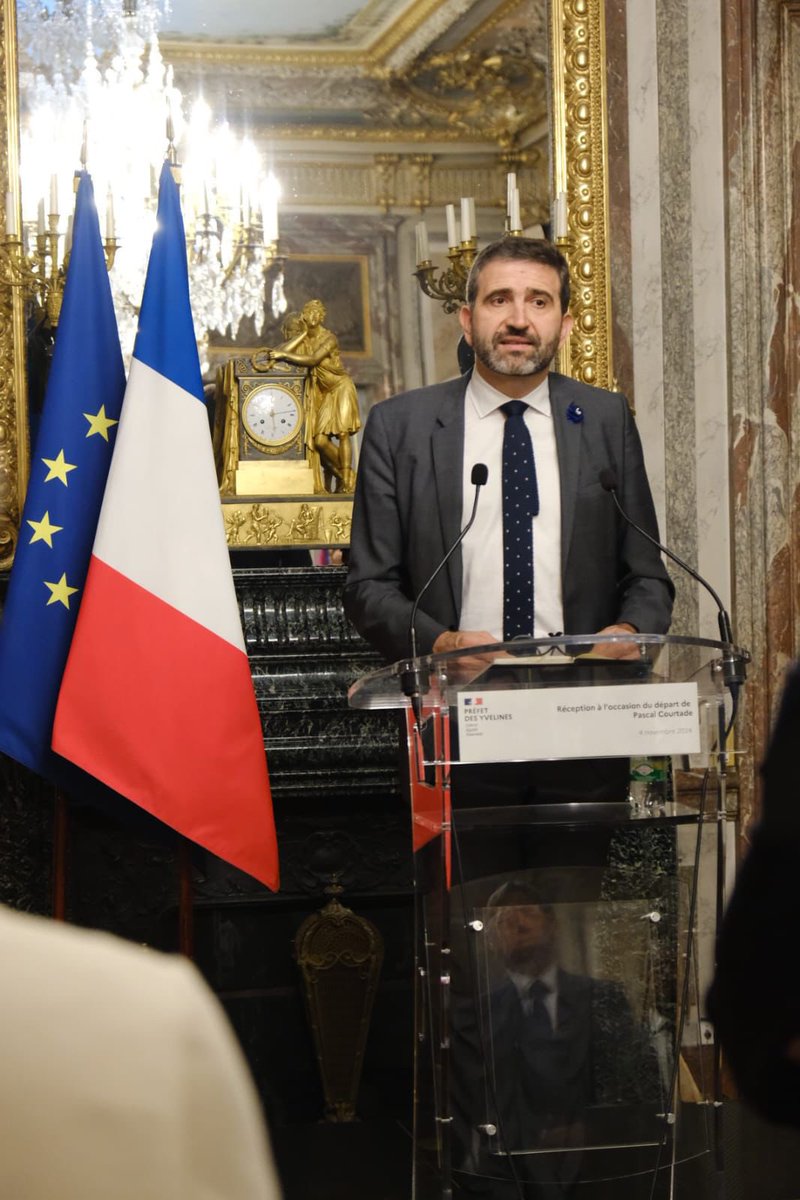 Prefet78's tweet image. #Départ | Le préfet Pascal Courtade, délégué pour l’égalité des chances dans les #Yvelines, quitte ses fonctions ce jour pour devenir préfet de l’Aube. 

👉 Durant son mandat dans les Yvelines, il a soutenu avec énergie des missions essentielles : de la politique de la ville à la…