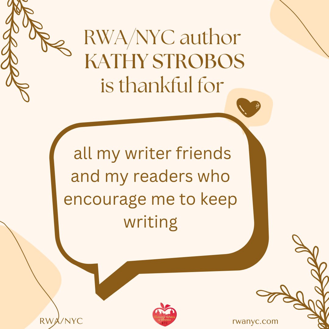 Writers, tell us what you're thankful for this season!

#authors #romancewriters #NYC