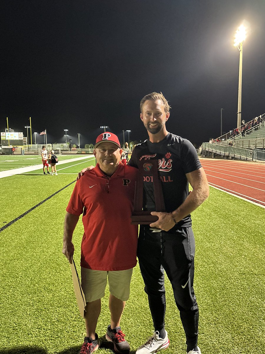 Congratulations to Coach Sanders and our athletic Director Coach Wilkes on a successful 9-1 district  championship regular season
