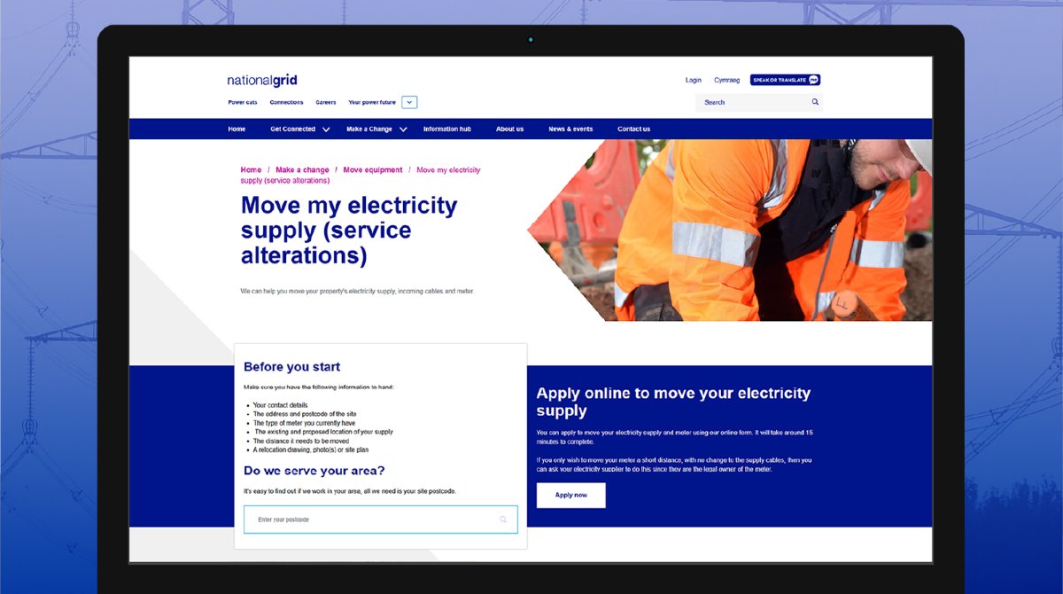 Enigma Interactive (@enigmaint) on Twitter photo 📢Launch of a new digitalised application process for National Grid Electricity Distribution to enable customers to apply online to move the electricity supply at their property. Read more: tinyurl.com/34ddyff8
#DigitalImpact #customerexperience <a href="/nationalgriduk/">National Grid UK</a> 📢Launch of a new digitalised application process for National Grid Electricity Distribution to enable customers to apply online to move the electricity supply at their property. Read more: tinyurl.com/34ddyff8
#DigitalImpact #customerexperience <a href="/nationalgriduk/">National Grid UK</a>