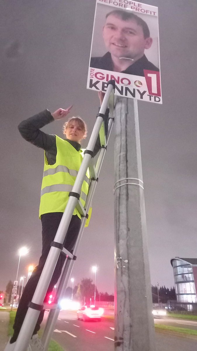Just back home after two poster runs this afternoon. 

Delighted to be postering and campaigning for Gino Kenny in the General Election. 

Gino is a socialist and a real fighter for working class people. He is someone you can trust to always stick by his principles no matter what