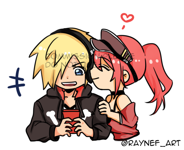 Raynef_art's tweet photo. Colored chibi cm for @AyaAya_Papaya  <33 

Twewy Beat and Eri of their design ! 🥹 https://t.co/tOCiS0RqkJ