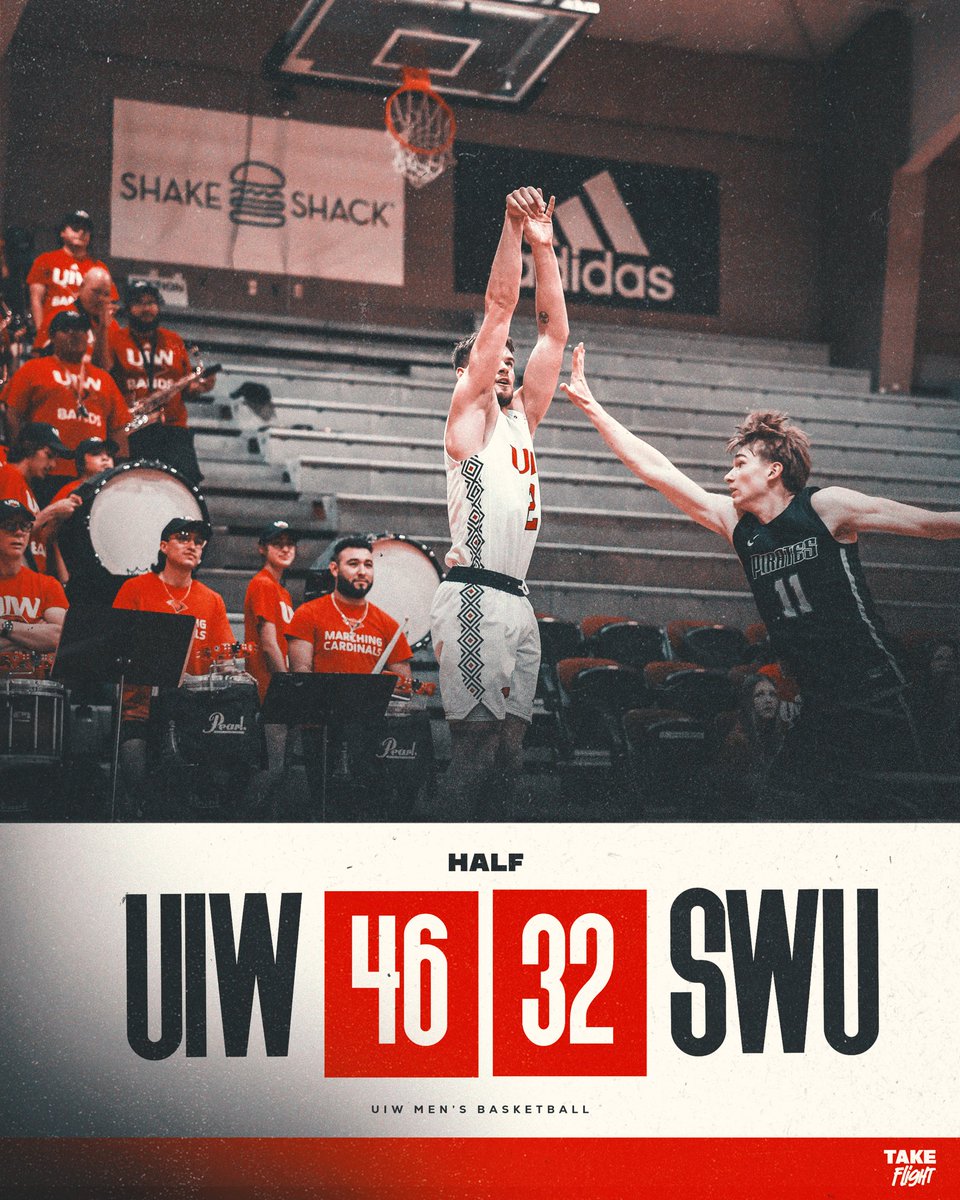 UIWMBB's tweet photo. Headed into the locker room up 14 

#TheWord | #TakeFlight | #ANYWAY https://t.co/F0tI8bOUPS