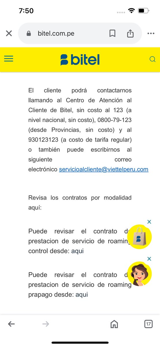 chaskapuka's tweet photo. Alo @OSIPTEL el correo que brinda @bitelperu en su página no funciona para activar el roaming que debe ser automático desde el equipo. https://t.co/cav9DkOXSJ