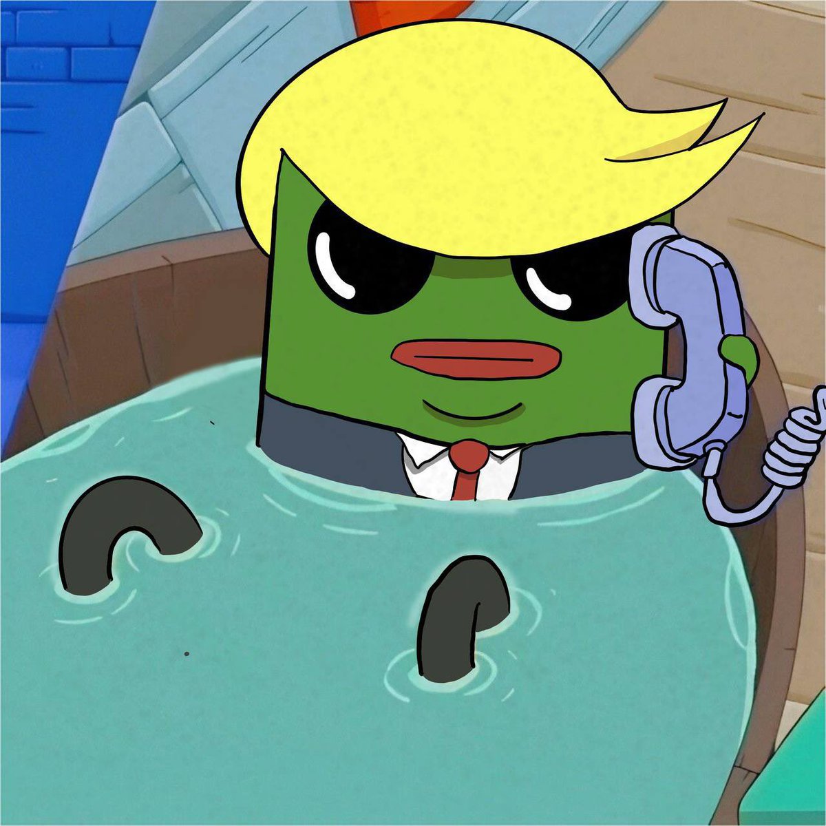 Twomponsol's tweet photo. @shitcoingenie @IcedKnife Can’t go wrong with Pwesident Twomp https://t.co/M4hjZEwY43