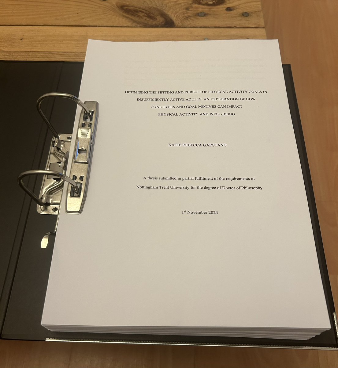 KatieGarstang's tweet photo. 1-week post submission and viva prep begins… https://t.co/W9wSijP7eY