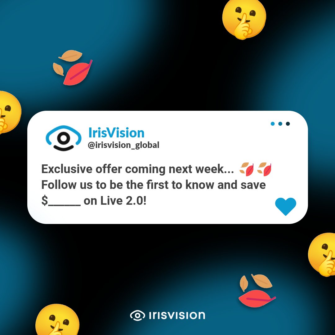 Get ready for something amazing next week... 🍂 This season of giving thanks, we're offering a deal that will bring you closer to a world of clarity. Follow us to be the first to hear when this limited-time deal goes live.

#LowVision #IrisVision #thanksgiving2024 #assistivetech