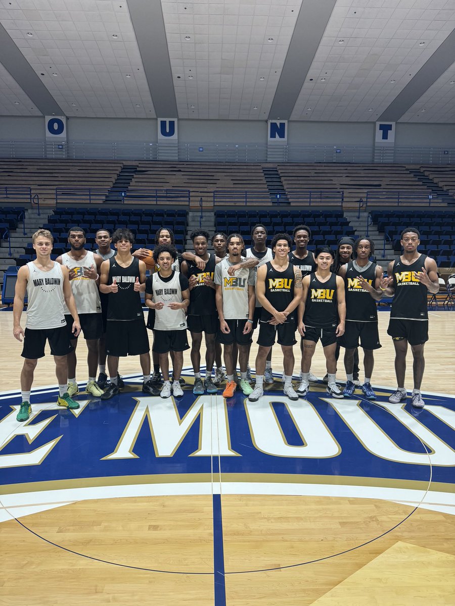 Thank you <a href="/MountHoops/">Mount Men’s Basketball</a> for the hospitality and allowing us to use the gym for our shootaround! Season starts tonight!