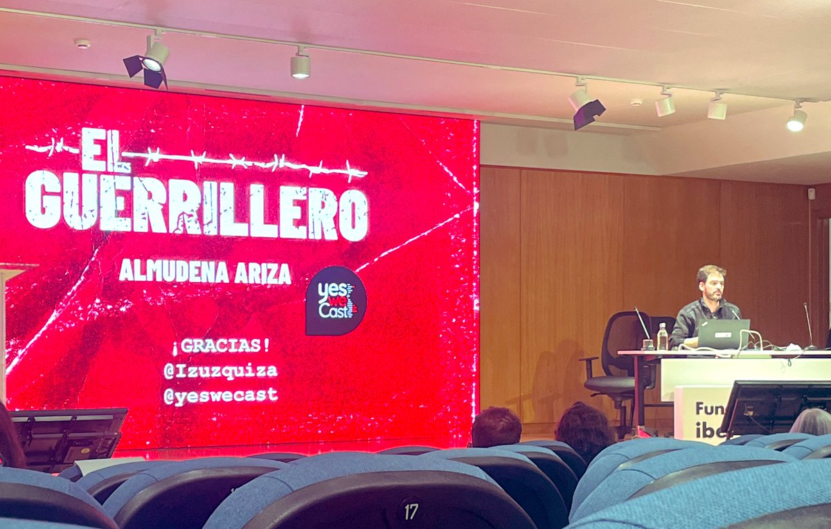 sararrojas's tweet photo. Esta mañana @izuzquiza comentaba en #GuadaPod que durante la creación de #ElGuerrillero tuvo un bloqueo mental de 4 meses y síndrome del impostor.
🧵 https://t.co/7inPhbupkt