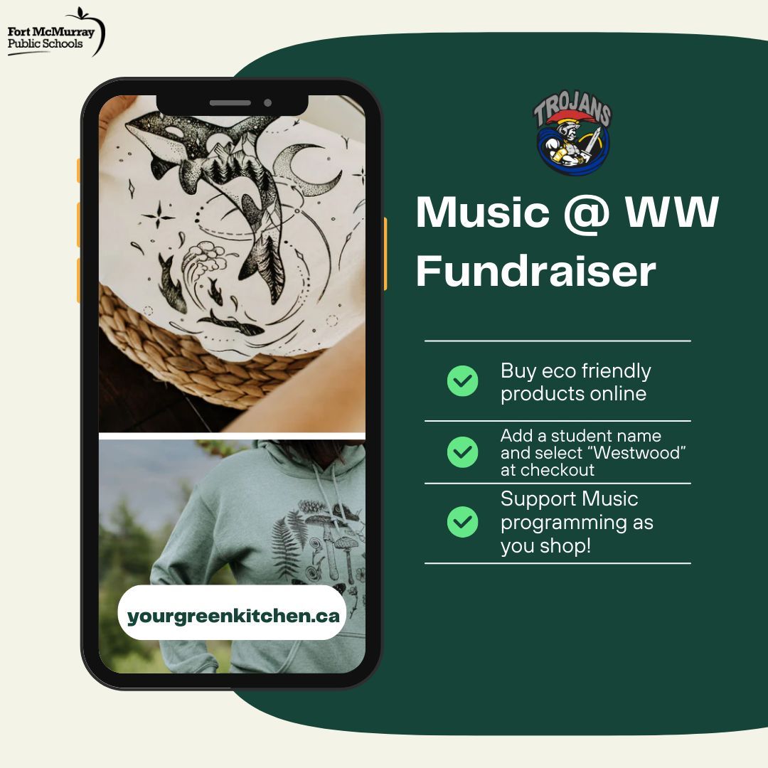 Westwood Music is launching a new fundraising initiative! We've partnered with Your Green Kitchen - buff.ly/3YsM8l0  

Simply include a student's name with your purchase and select "Westwood" at checkout!