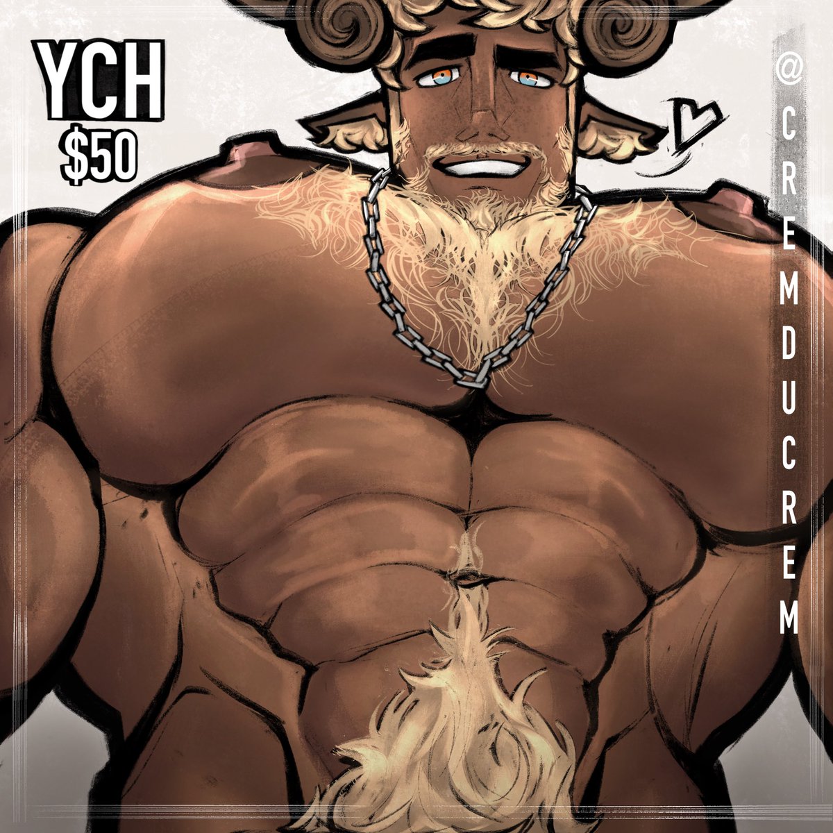 CREM’s 1️⃣5️⃣0️⃣0️⃣ FOLLOWER YCH RAFFLE:

SFW n’ SUGGESTIVE submissions only, dm about spicy content! 🫣

‼️ TO JOIN: ‼️
1. Follow &amp; Retweet.
2. Drop a PHOTO of your OC or character below.

#Bara #Pokemon #Hoyoverse #GenshinImpact #OnePiece #Furry

Restrictions below 🧵⬇️
