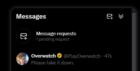 PotNoodleOW's tweet photo. @OWCavalry Uh-oh. https://t.co/GLAZKWvbBC
