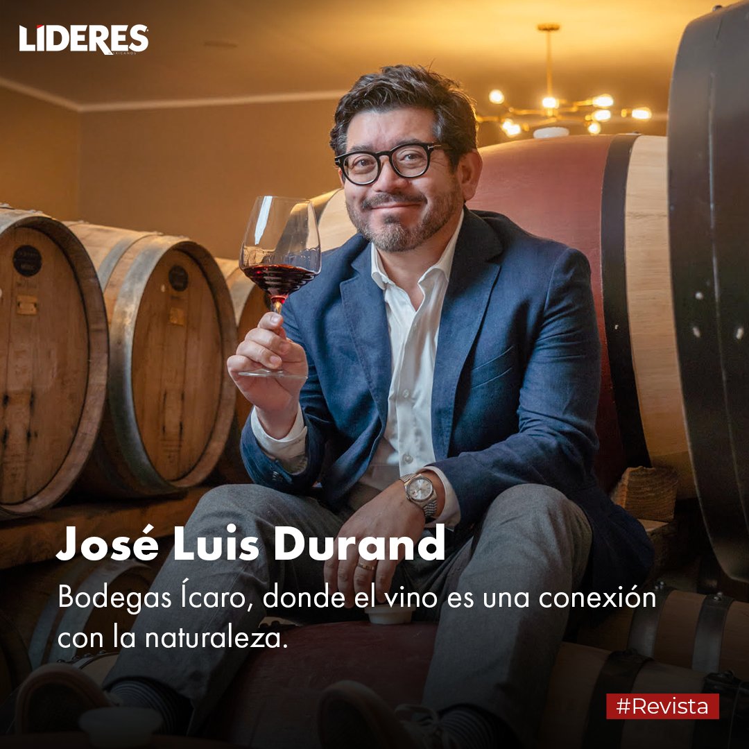 José Luis Durand, enólogo de Bodegas Ícaro, crea vinos que celebran la esencia de Baja California y el poder evocador de los aromas. La cosecha 2020 de #Hypervinos refleja esta filosofía. Aprovecha 20% de descuento en bodegasicaro.com con el cupón LIDERESMX. ¡Salud! 🍷