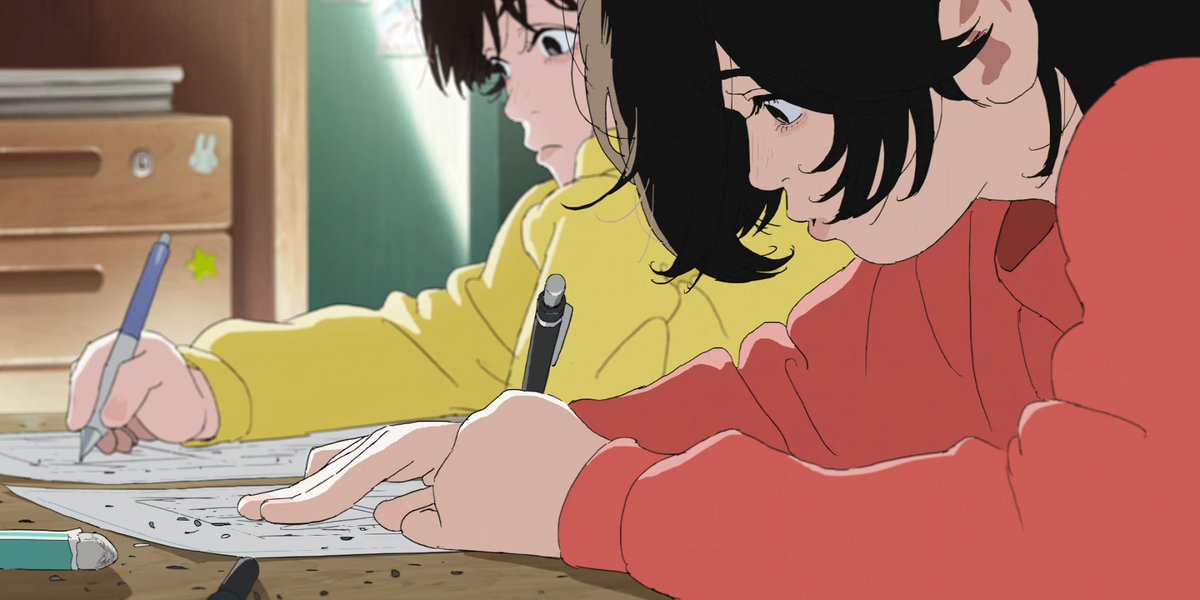 Yassonim's tweet image. Fuuuuuuuck man, this movie has ignited something in me that I haven't felt since I was a kid... Thank you Oshiyama, thank you Fujimoto.

I want to start drawing again.