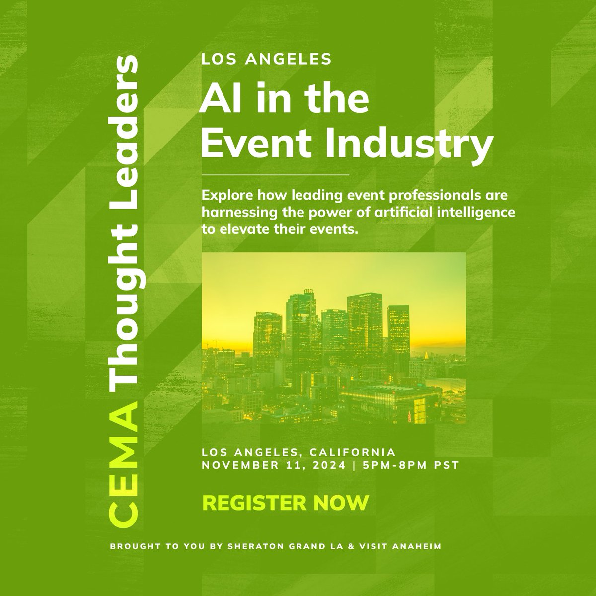 Just days left! Don’t miss your chance to join CEMA Thought Leadership: Los Angeles - AI in the Event Industry Series. Connect with the CEMA community as top event professionals reveal how they’re transforming events with the power of AI. …ghtleadershiplosangele.splashthat.com