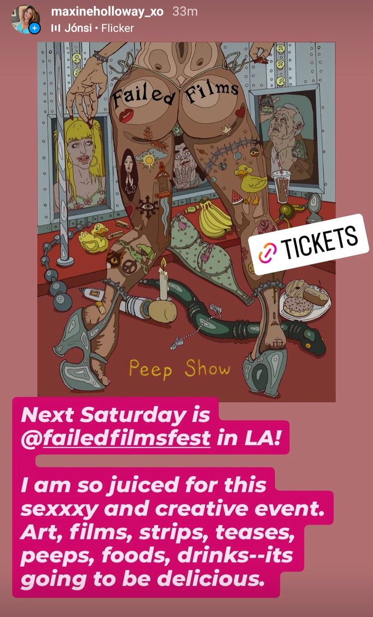 Next weekend ✨🔥🌙💸🦵📽️🕯️💦✨ <a href="/failedfilmsfest/">Failed Films</a>