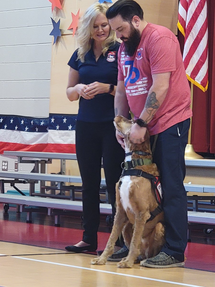 We enjoyed honoring our Veterans today during a special assembly that involved all our students and special guests!
