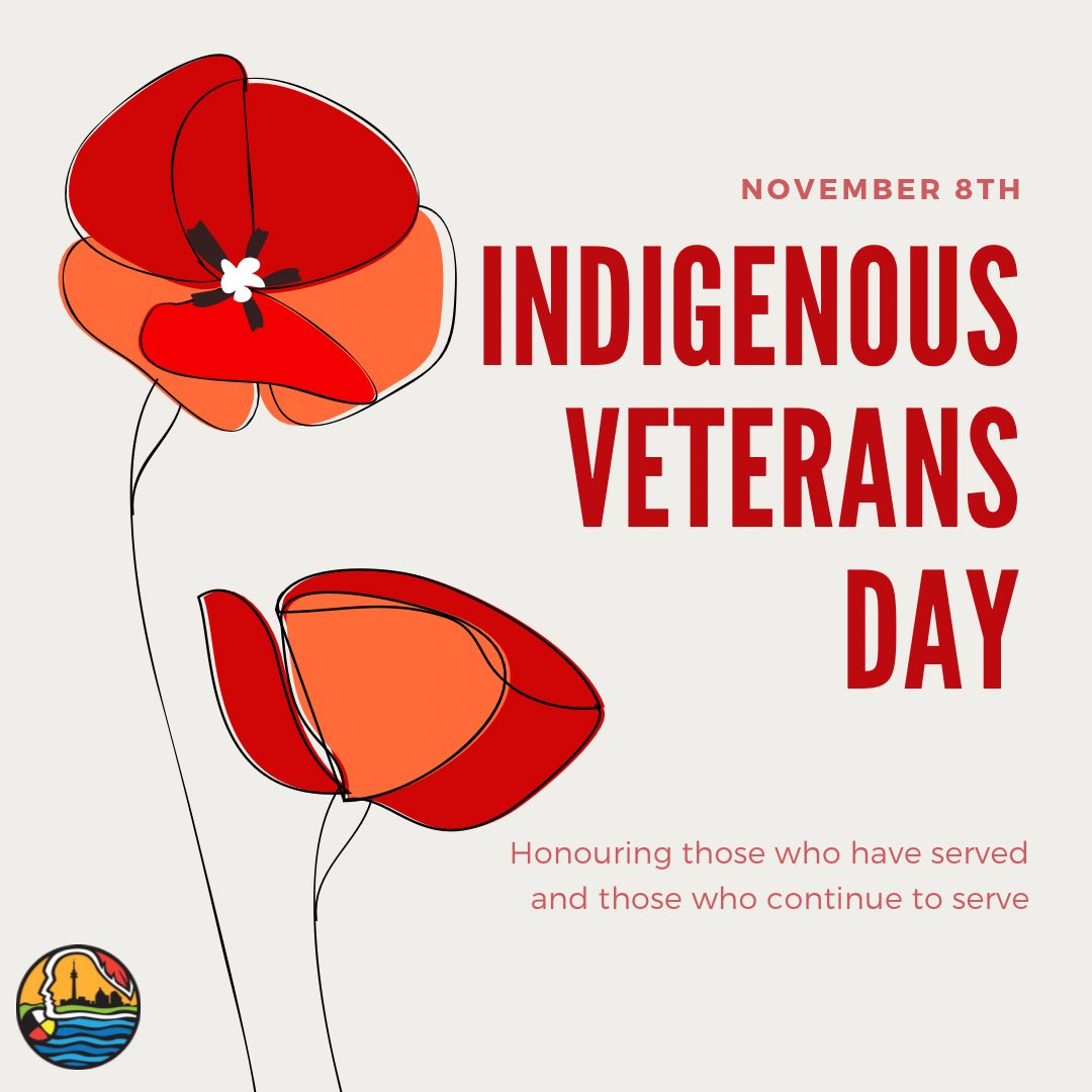 November 8th marks Indigenous Veterans Day ❤️ we celebrate and honour those who have served and those who continue to serve
